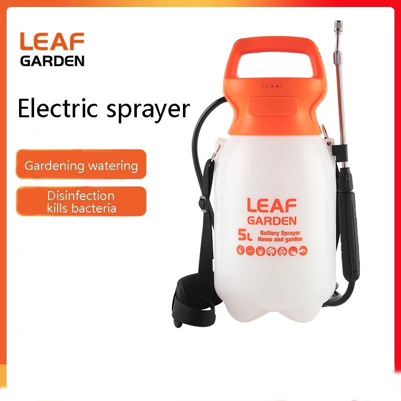 Floor boot 5L 8L Lithium battery household small electric watering pot gardening single shoulder watering electric sprayer