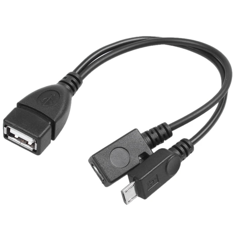 

Micro USB Host OTG Cable with Micro USB Power for Nexus 4 5 7 10 Galaxy Nexus & Samsung Galaxy S 3 III 4 IV 5 V