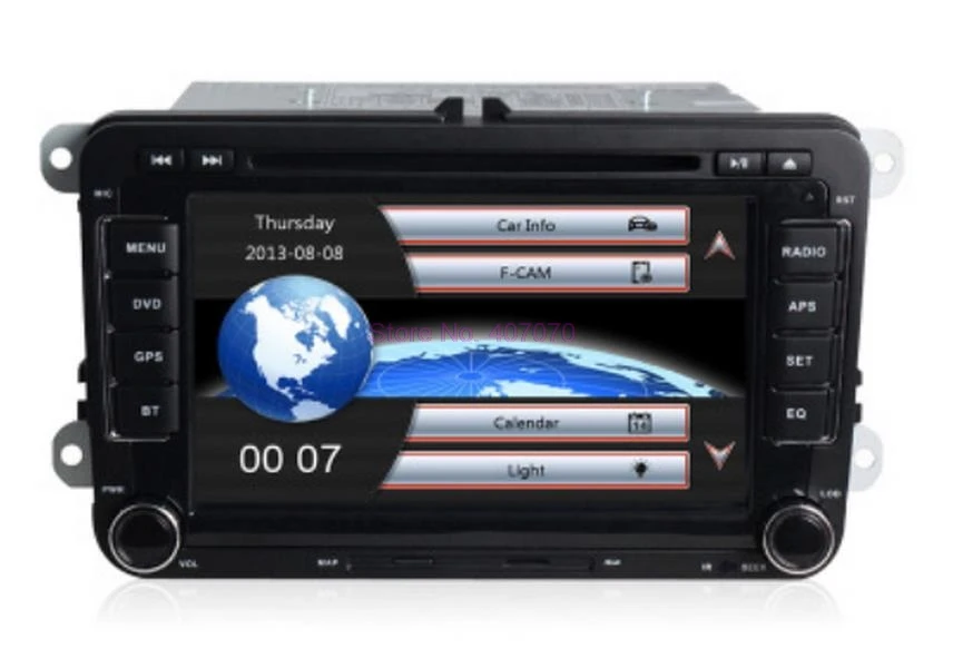 Изготовитель: DHL или Fedex 5 шт. сенсорный экран 7 дюймов для VW Golf4 Passat B5 Sharan с GPS Bluetooth