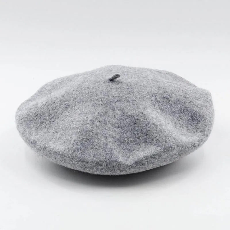 ZUXI Wool Blend French Beret for Women Men in Plain Colours Ladies  Fashion Elegant and cute Girls Hat Autumn Winter Wholesale mens berets for sale