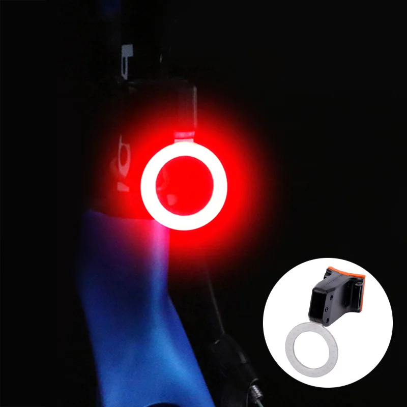 USB зарядка светильник для велосипеда светильник 7 видов стилей светодиодный велосипед Flash Light Хвост светильник езды на велосипеде в ночное время Аварийные огни Cyling лампа - Цвет: A1