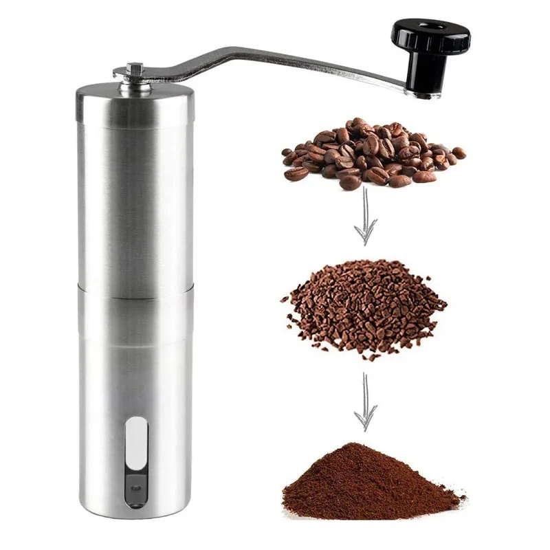 Manual coffee grinder Mini Stainless Steel Hand Handmade Coffee Bean