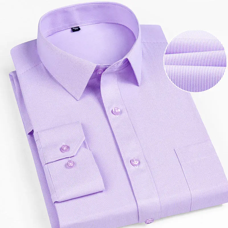 Мужская рубашка BOLUBAO, качественная классическая деловая клетчатая рубашка с длинным рукавом, брендовые новые мужские рубашки под смокинг