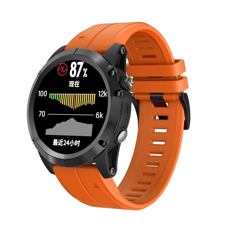 Garmin Fenix 6X 6 6S Pro 5X 5 5s Plus 3HR ո  26 22mm  Ǹ ð  Ʈ,     