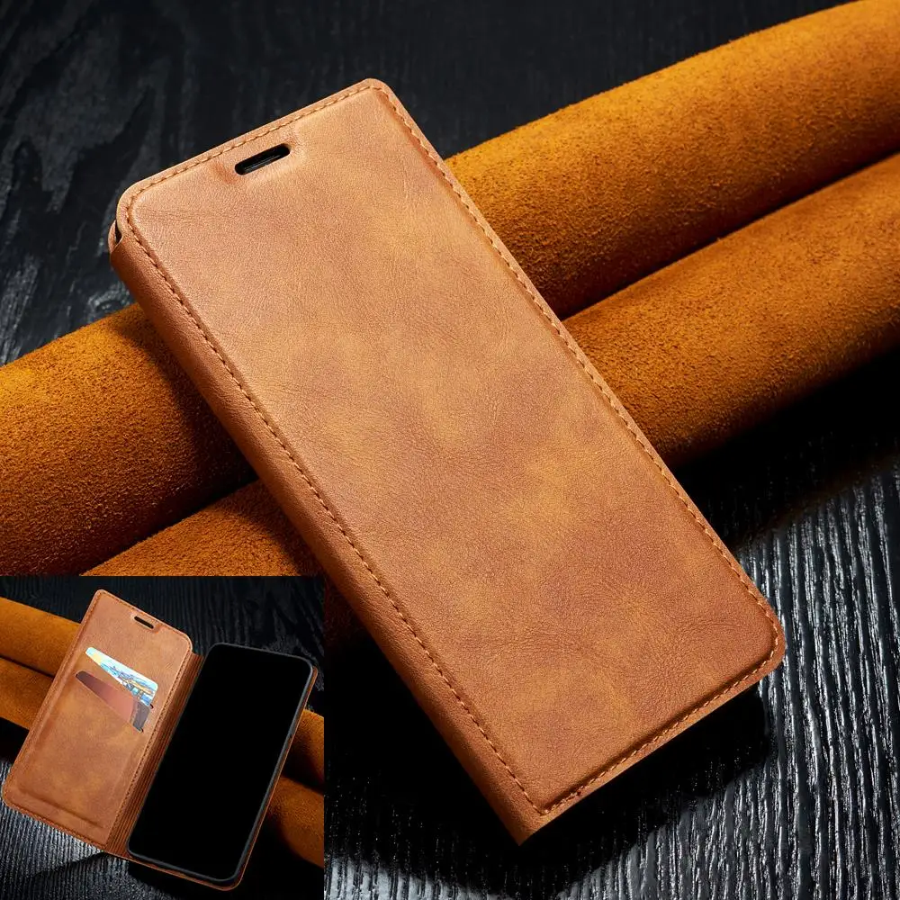 Haissky Magnetic Flip Leather Case for iPhone 11 Pro Max Wallet Card Holder X Xs XR 6 7 8 Plus with Starp | Мобильные телефоны и