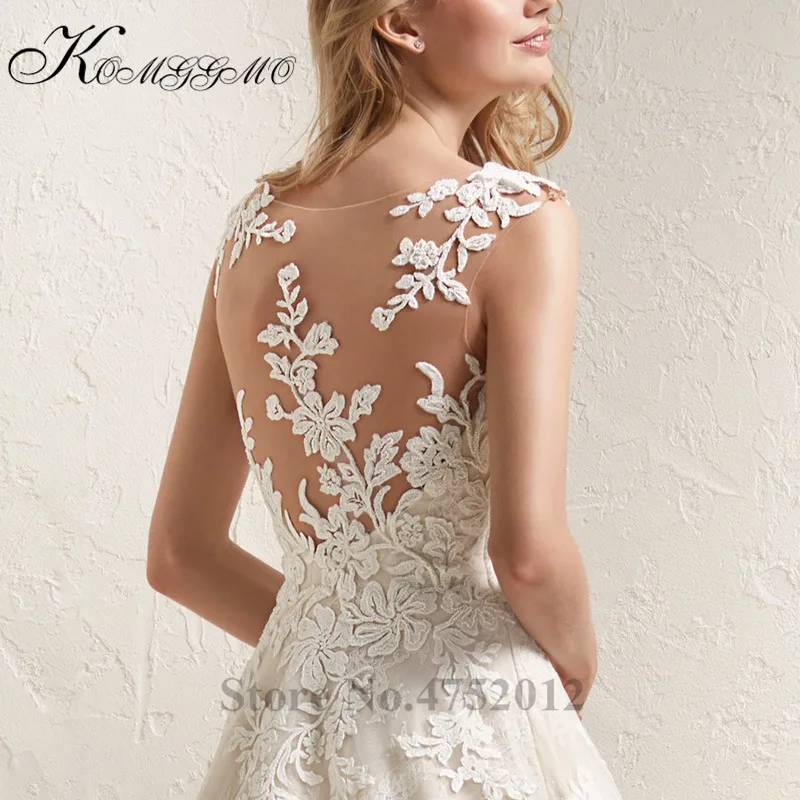 Принцесса с аппликацией из кружева и Тюля Свадебное бальное платье vestidos De Novia 2019 Новое поступление свадебное платье без рукавов
