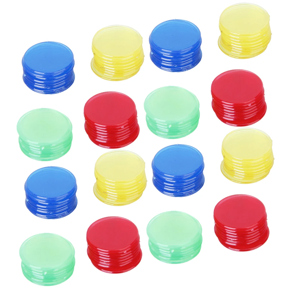 3/4 Inch Mixed Bingo Markers Chips Number Counters, Pack of 400