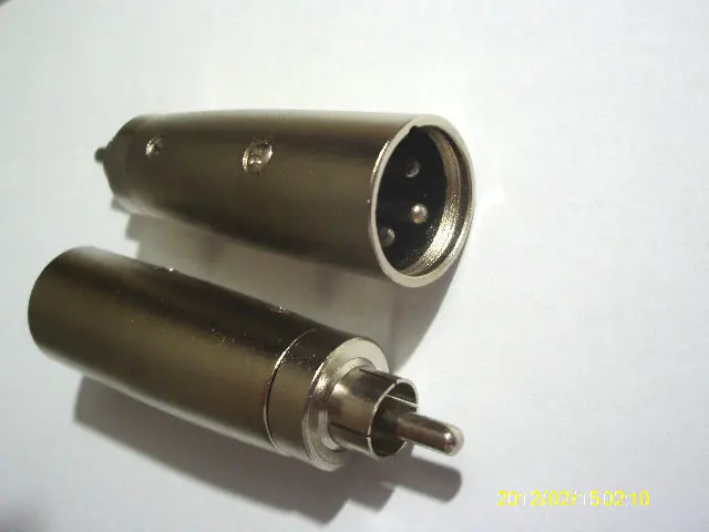 20 штук 3-Pin зарядный кабель с разъемом папа штекер RCA аудио разъем адаптера