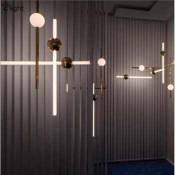 

Europe Design Plate Gold Metal Led Pendant Lights Dining Room Lustre Led Hanging Lamp Minimalism Straight Suspend Lamp Fixtures
