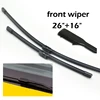 Wiper Front & Rear Wiper Blades Set For Renault Captur Kaptur 2016 2017 2018 2019 2020 Windshield Windscreen Front 26"16"12" 2