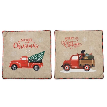 

1 Pcs Linen Pillowcase Throw Pillow Cushion Cover Square Decorative Home Decor