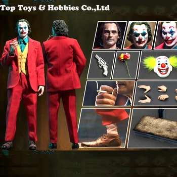 

TOYS ERA PE004 The Comedian 1/6 Joker Clown Joaquin Action Figure WITH 3 Heads Sculpt Body FULL SET FIGURE doll