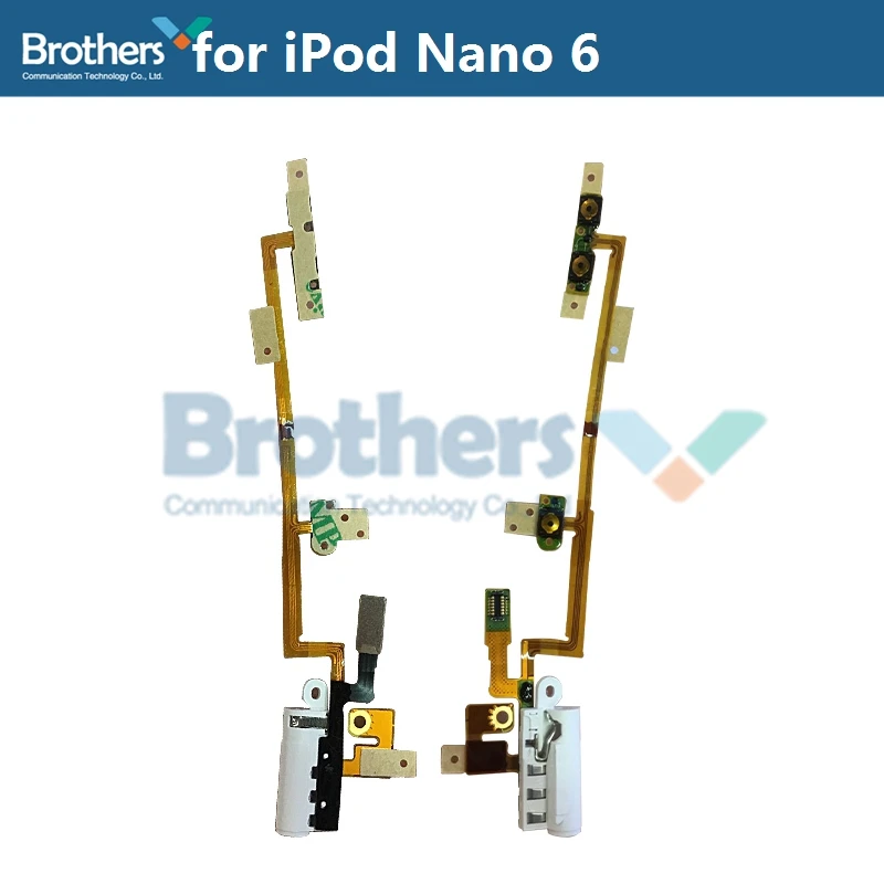 Для iPod Nano 6 7 6th 7th Мощность объем аудиоразъема для iPod Nano6 Nano7 переключатель вкл/выкл кнопка гибкий кабель, запчасти для ремонта