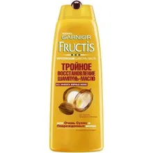 Шампунь-масло «Тройное Восстановление» Fructis Garnier, 400 мл