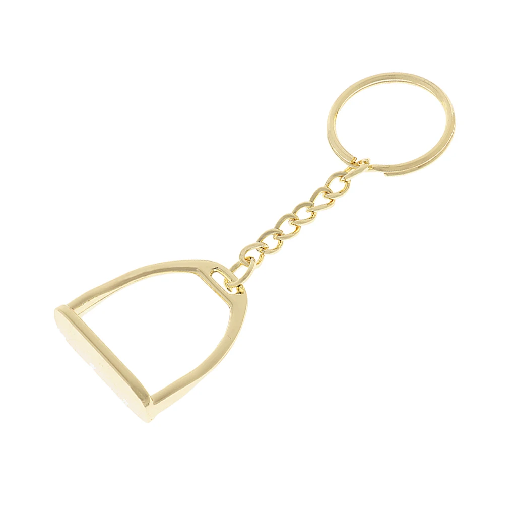 Horse Pony Stirrup Keyring Keychain Hanging Ornament For Business Hand Bag