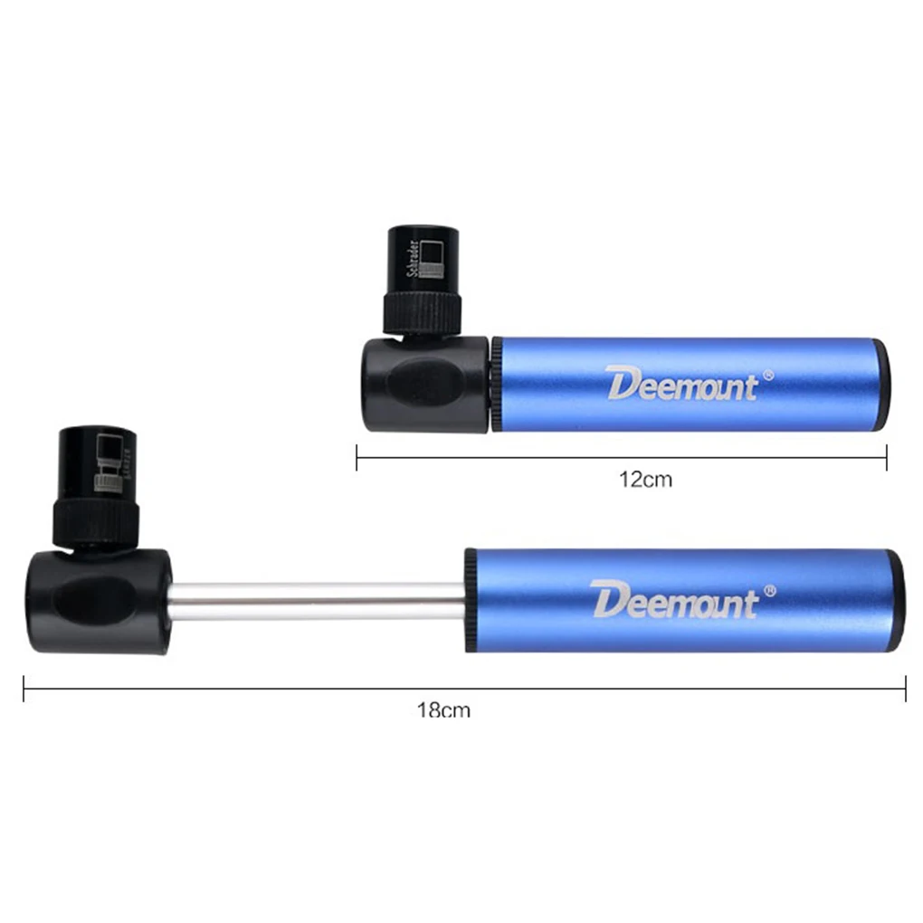 Deemount портативный алюминиевый сплав A/V F/V велосипедный ручной насос горный велосипед велосипедный воздушный насос шин мяч мини-насос