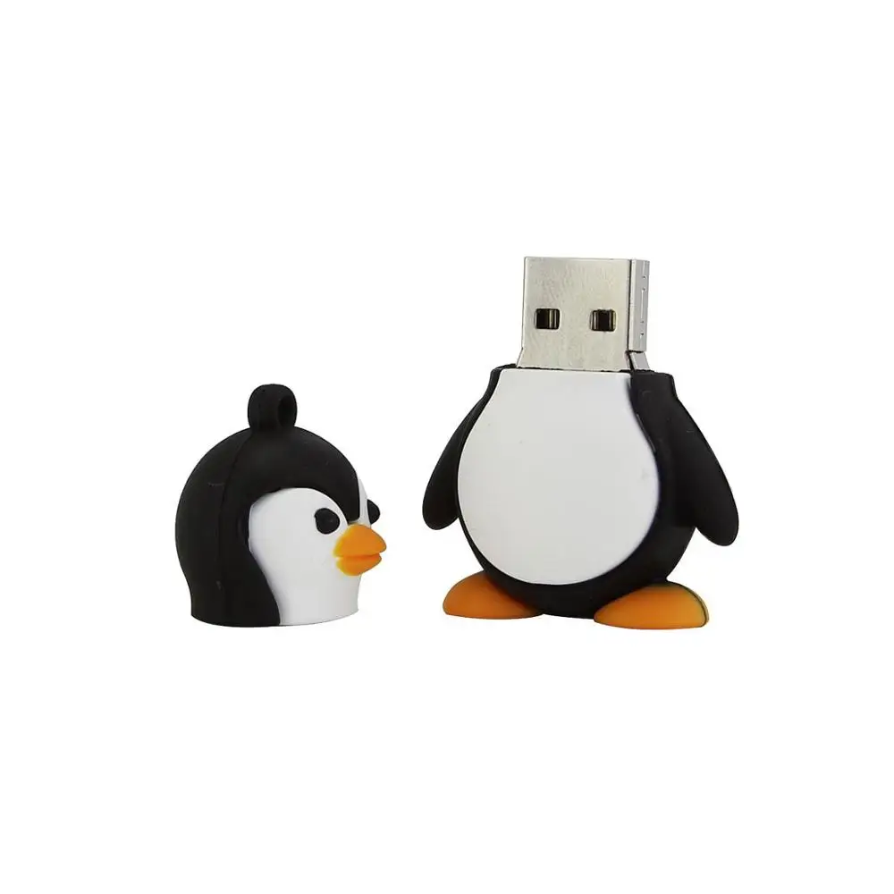 Флеш-накопитель USB 128GB penguin style, Высококачественная ручка-накопитель, 64gb memory stick, прекрасный подарок на Рождество