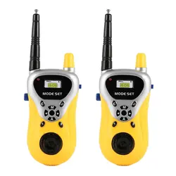 Talkie walkie électronique pour enfants, Intercom professionnel, jouets portables, Radio bidirectionnelle, cadeau, 2 pièces/lot 