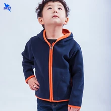 Детская зимняя теплая флисовая куртка на заказ детская спортивная одежда для мальчиков и девочек пальто с капюшоном ветронепроницаемый Детский кардиган с капюшоном