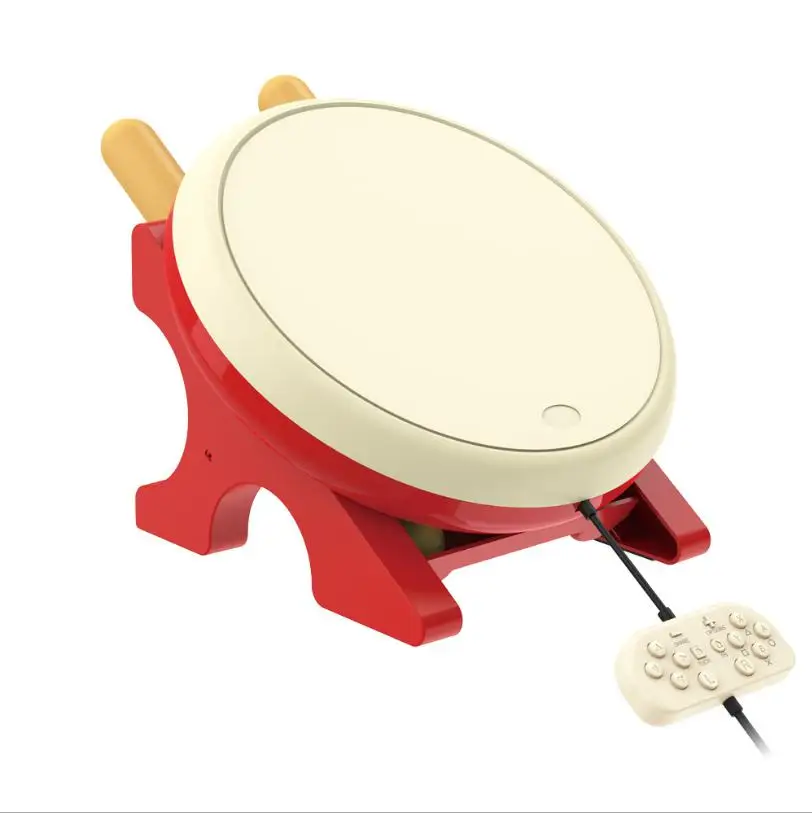 DOBE 4 в 1 игровой барабан Тайко для переключателя Nintendo ТВ соматосенсорная игра Taiko