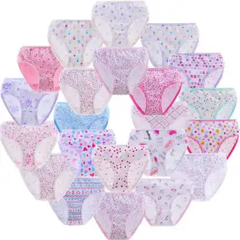 Intimo per bambini Calcinha Infantil Intimo per bambini Slip in cotone per ragazza Simpatici disegni floreali Slip morbidi e sani Intimo per bambini