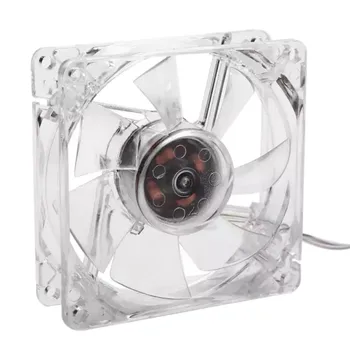 

USB Computer PC Fan 80mm With LED 8025 Silent Cooling Fan 5V LED Luminous Chass Computer Case Cooling Fan Mod Easy Installed
