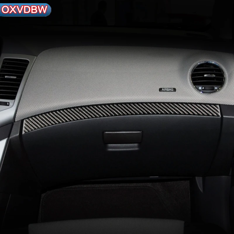 Аксессуары для Chevrolet Cruze автомобильный Стайлинг из углеродного волокна внутренняя отделка центральной консоли CD Air gear панель наклейка 2009 10121314 15