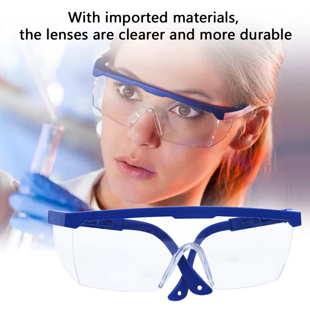 

Multi-function Closed Safety Protective Glasses Goggles Dustproof Anti-Fog Antisand Windproof Dust Resistant Transparent
