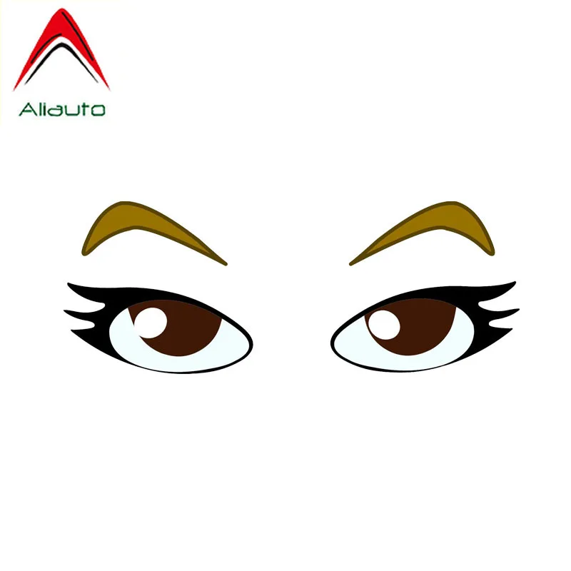 

Aliauto Funny Personality Eye Reflective Car Sticker PVC Sunscreen Waterproof Creative Decoration Decal Accessories,14cm*5cm