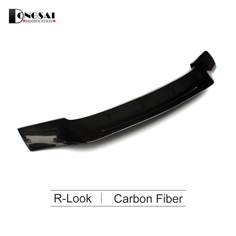 Для Audi A3 спойлер из углеродного волокна крыло 2013- седан купе - Цвет: R carbon fiber