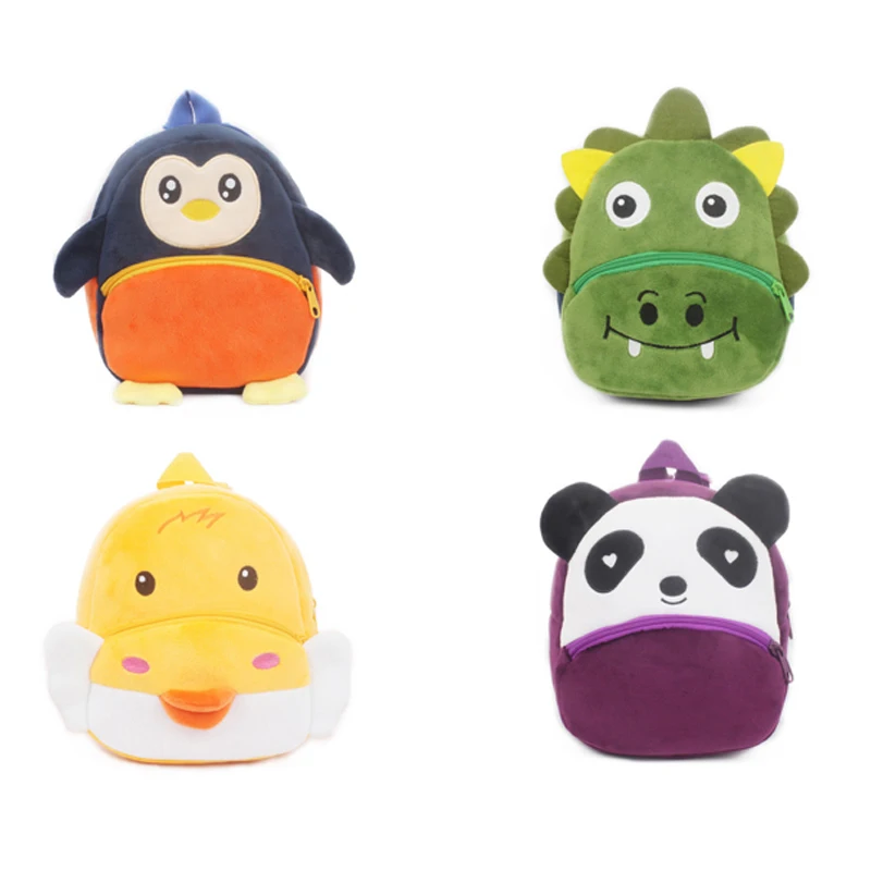 Kids Cartoon Animal Plush Backpack Mini School Bag for Children's Gift Kindergarten Boy Girl Soft Lovely Candy Bag
