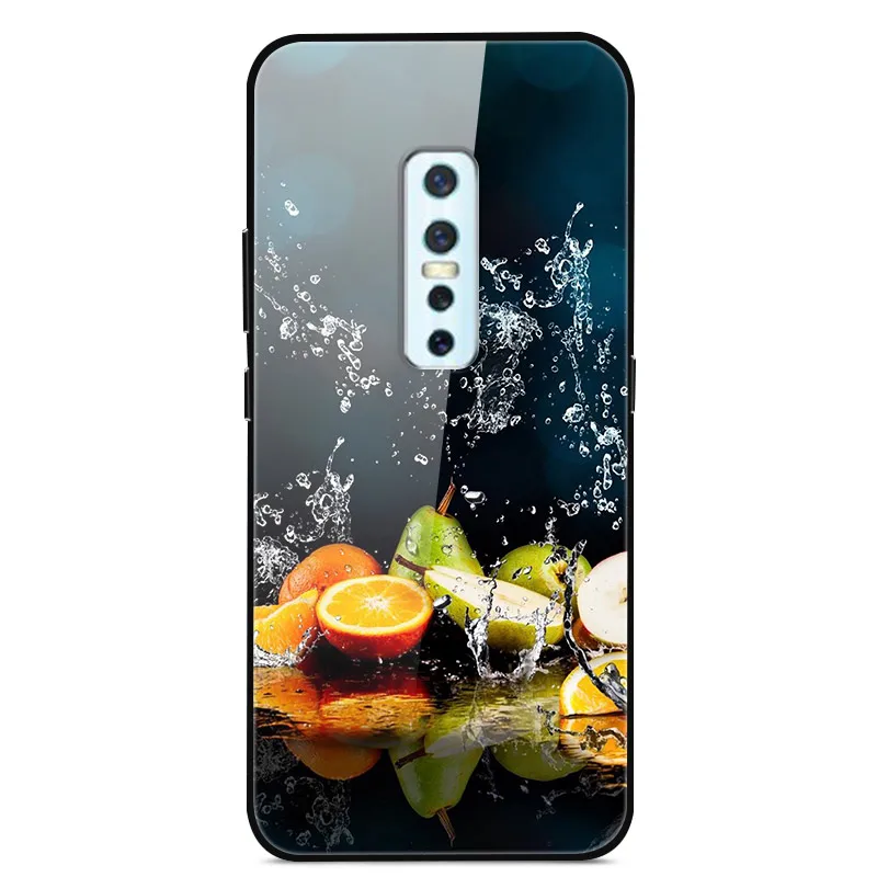 ДЛЯ Vivo V17 Pro Чехол закаленное стекло планета Космос крышка стеклянная задняя крышка для Vivo V17 Pro Coque оболочка для Vivo V17Pro V17 Pro - Цвет: 45