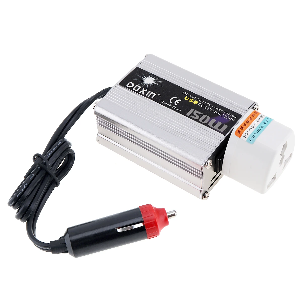 USB150W домашний автомобильный преобразователь мощности DC 12 V 220 V Автомобильное зарядное устройство адаптер автомобильный источник питания