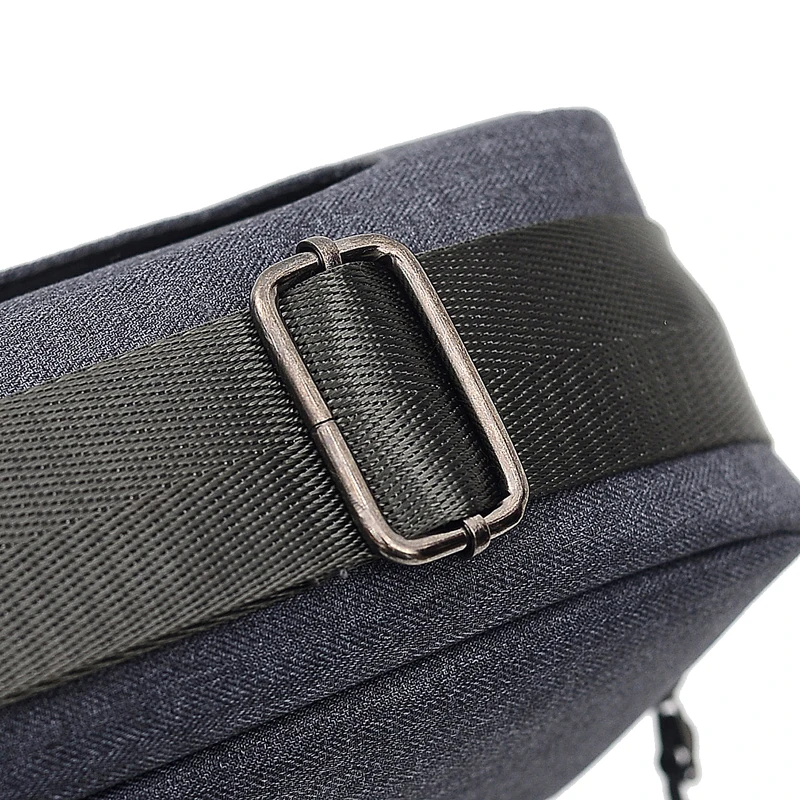 New Men's Diagonal Package Usb Charging Chest Bag Three Color Optional Oxford Cloth Men's Business Travel Bag Daily Office Bag