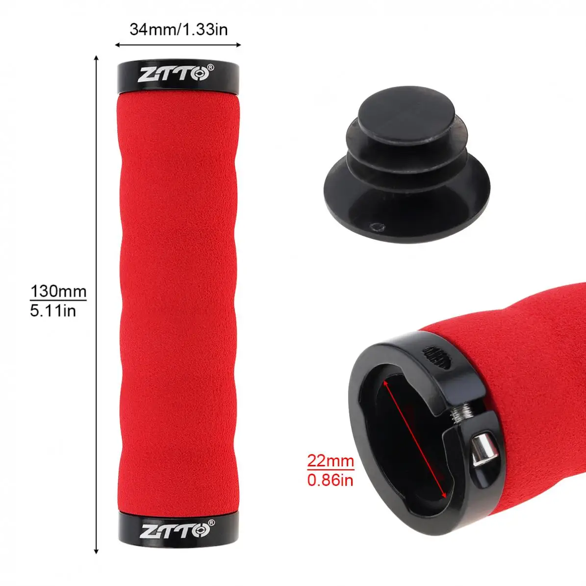 G-505 Lockable Cycling Bicycle Handle bar with Cover and Sponge Surface For MTB Handlebar Bike Accessories bicycle accessories bicycle handlebar