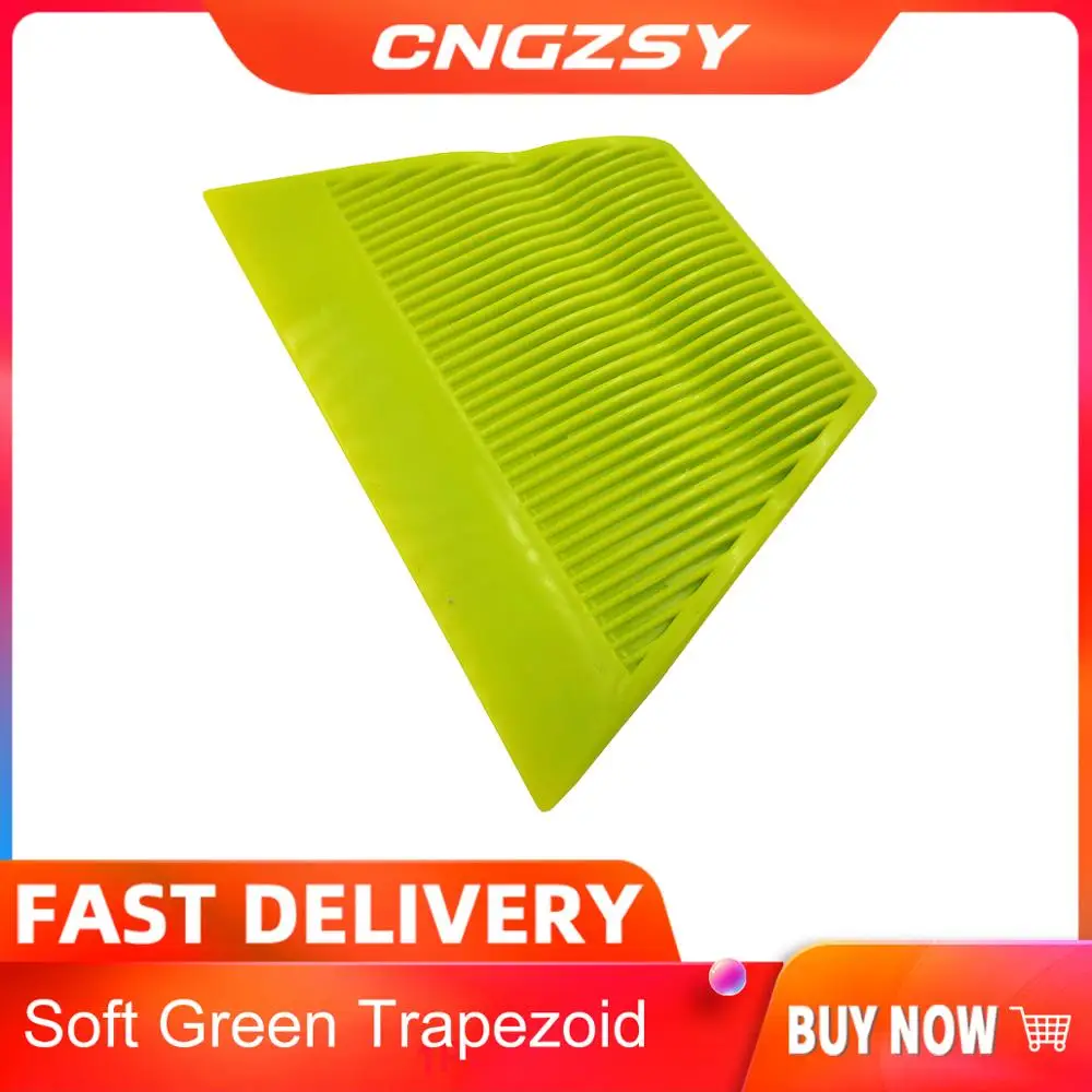 

Green Trapezoid 11.5x8cm Film Squeegee for Car Vinyl Wrap Window Tint Water Wiper Sticker Tools A66