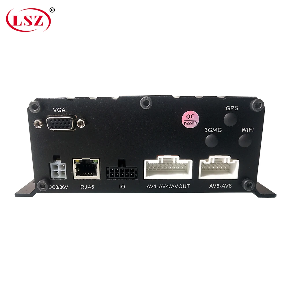 LSZ Support analog video input 1080P HD 8-channel mobile dvr hard disk recorder