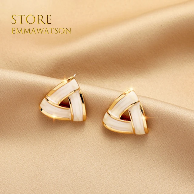 Fashion Women's Earrings Set Pearl Crystal Stud Earrings For Women 2021 Boho Geometric Round Flower Tassel Earrings Punk Jewelry 24