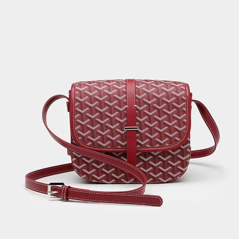 

2020 New Style Single-Button Messenger Bag Hot Selling Shoulder Bag England College Style WOMEN'S Bag
