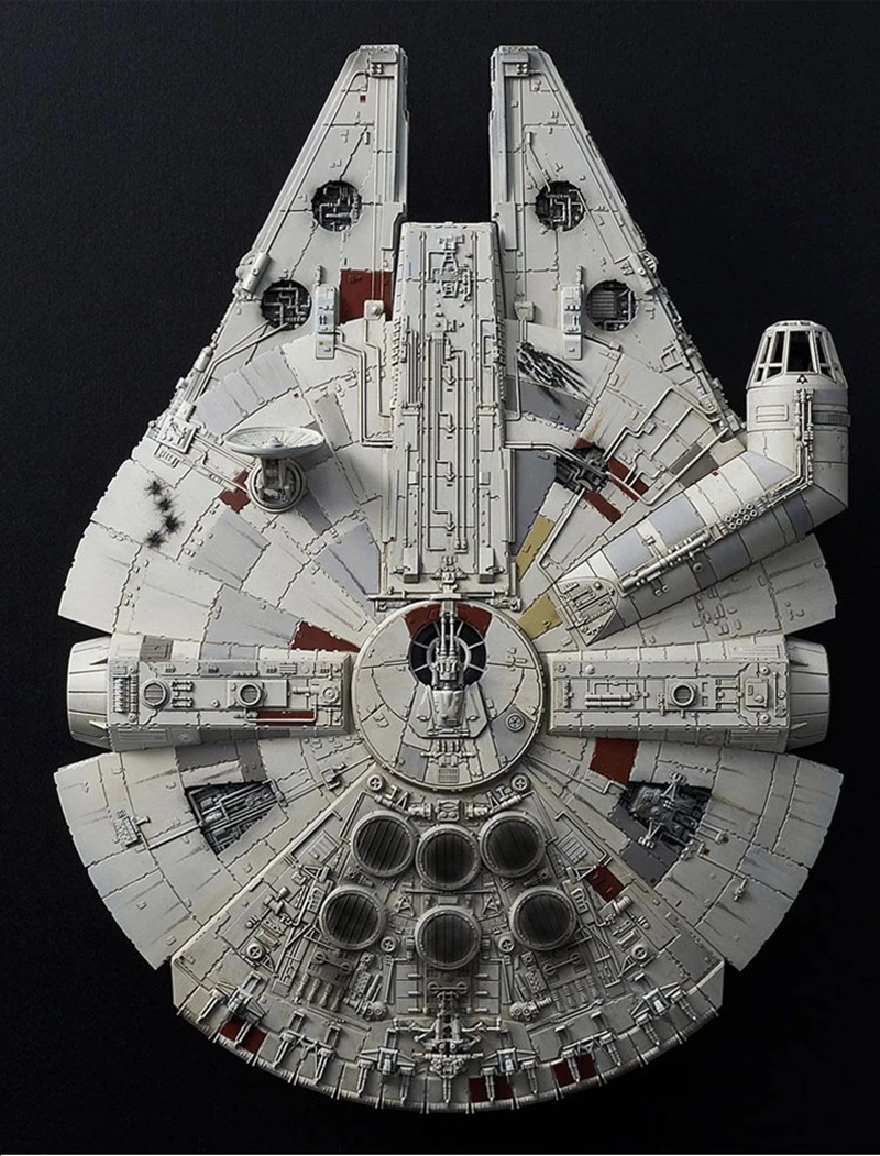 Bandai Сборная модель 58195, Звездные войны 1/144, Миллениум Скайуокер, рост, правка, ПВХ фигурка, сборная модель, куклы, игрушки, фигурки