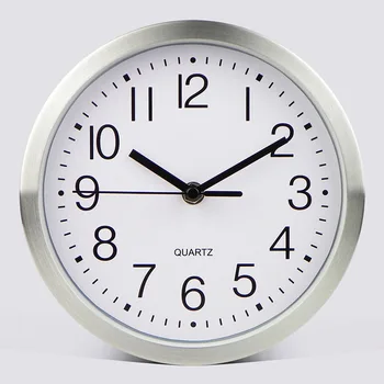 

MAX HOME 8 Inch Quartz Wall Clock Silent Metal Art Watch Clock Home Decor Wall Clocks For Living Room Bedroom