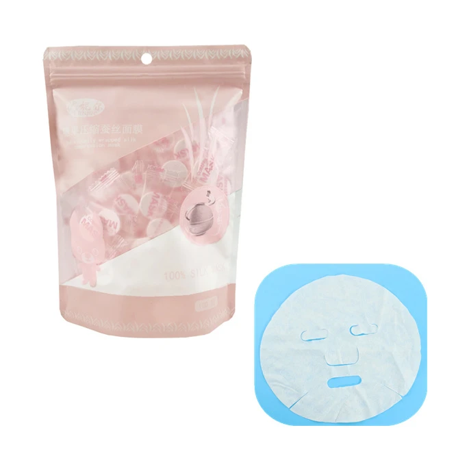 

100pcs/pack Non-woven Fabric Compression Mask Paper Skin Care DIY Pad Disposable Mask Paper Face Skin Clean Paper Cleaner
