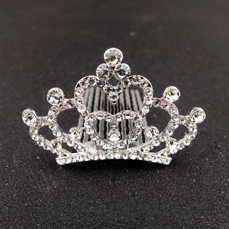 4 шт./компл. Девушка Shine водяная дрель заколки-короны Headbed элегантные Заколки для волос Головные уборы Заколки модные аксессуары для волос