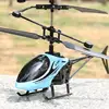 RC Mini Helicopter 2-way Remote Control Helicopter Light Fall Gifts Helicopter Remote Toy Control For Children Resistant Wi T8X3
