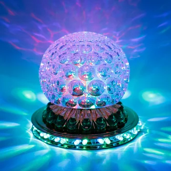 

Disco Light Colorful Small Rotating Pineapple Light Mini Rotating Laser Light Christmas Decorations Home Led Light Party Lights