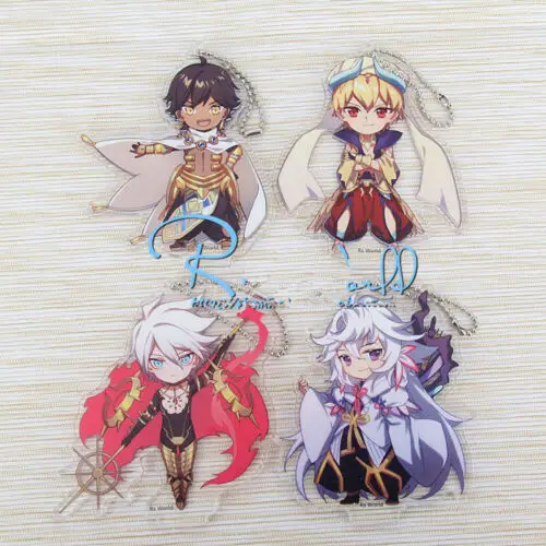 Fate Grand Order FGO Karun Arjuna Gilgamesh Acrylic keychain Strap 2-side Be