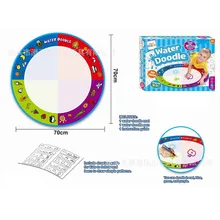 Большой размер, волшебный Детский круг, водная живопись на холсте, цветной граффити, нарисованный блокнот, обучающая игрушка