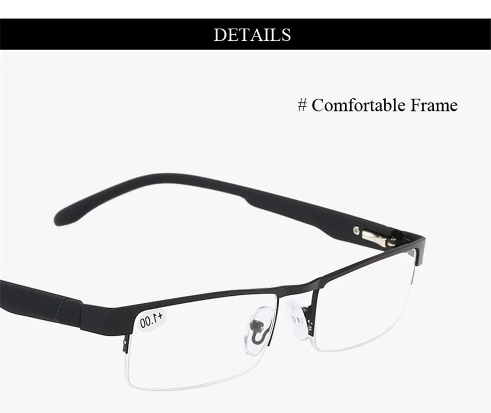 Iboode, сплав, мужские очки для чтения, унисекс, дальнозоркие очки, высокое качество, бизнес очки, дальнозоркость, очки по рецепту+ 2,5 4,0