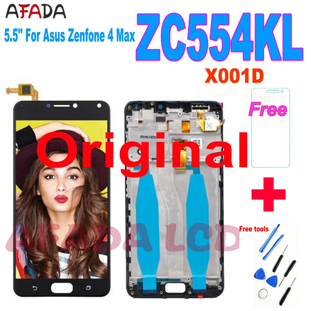 

Original 5.5''LCD For Asus Zenfone 4 Max ZC554KL LCD Touch Screen Digitizer Assembly Replacement Parts For ZC554KL X001D Repair