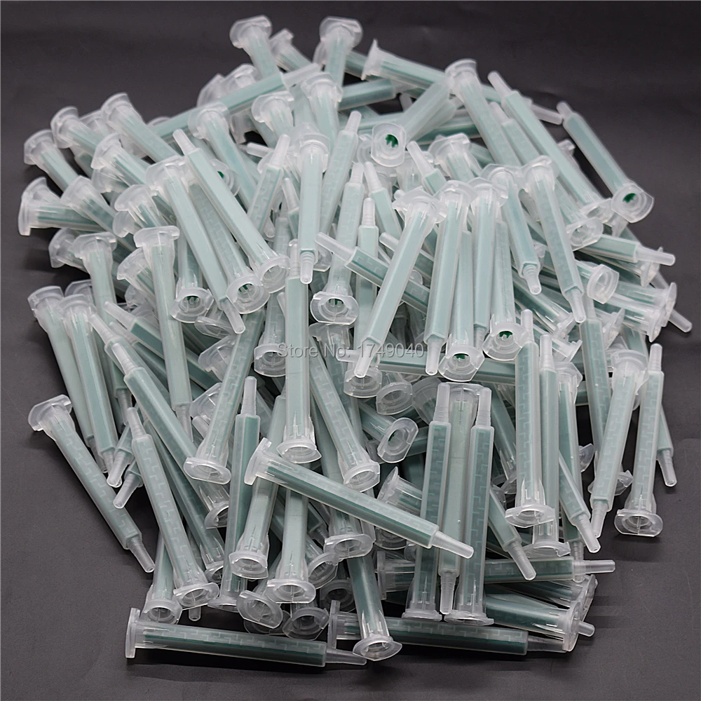 250pcs AB Glue Static Mouth Mixing Nozzles Tube Resin Glue Adhesive